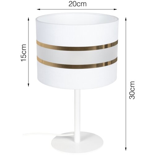  Stona lampa CORAL 1xE27/60W/230V bela Slike