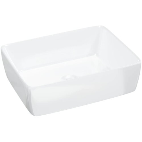 Maison Chic Umivalnik - Kopalna umivalnik - Lavabo bel 48x37x13 cm keramični pravokotni, (21684648) Cene