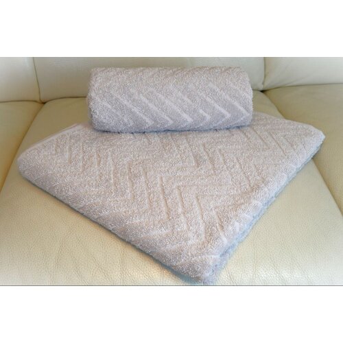 Crafter Peškir Zig Zag 70x130cm 450g/m2 svetlo siva Cene