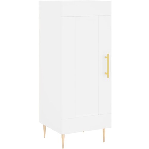 Maison Chic Komoda - Predalnik bela 34,5x34x90 cm inženirski les, (21716374) Slike