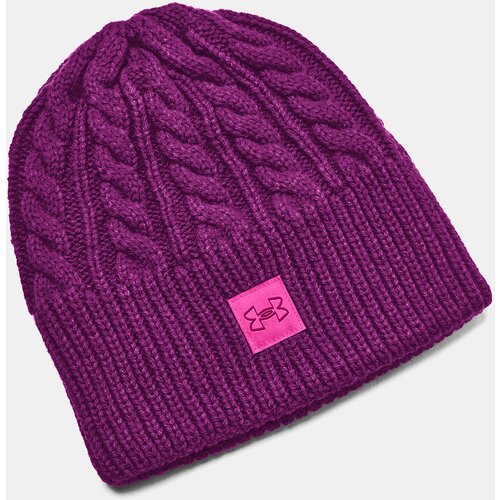 Under Armour Halftime Cable Knit Beanie - PPL - Women Slike