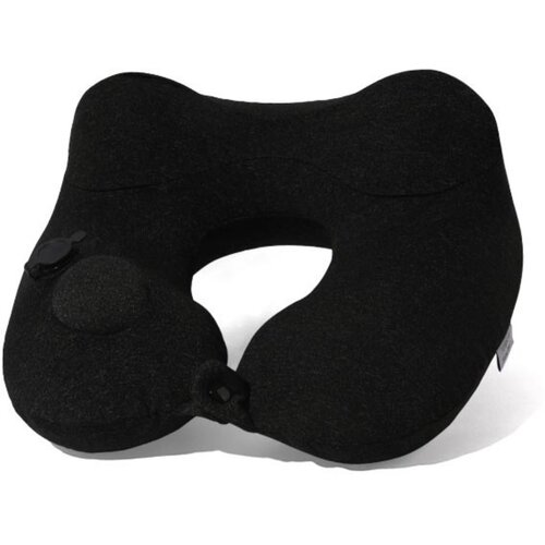 INF Napihljiva potovalna U-blazina z PVC in snemljivo prevleko Black, (5000286764) Cene