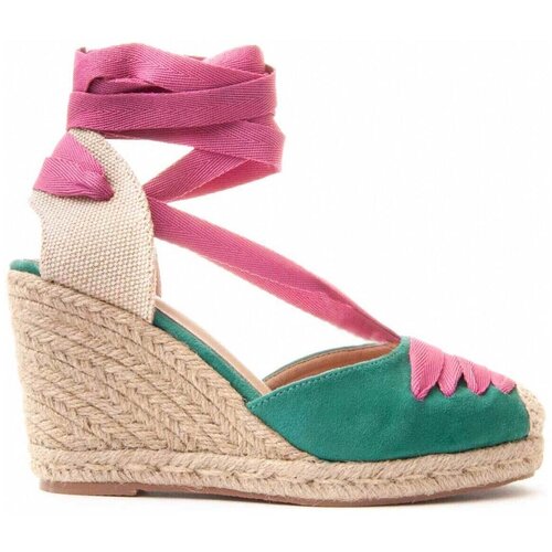 Leindia Espadrile 80333 Zelena Slike