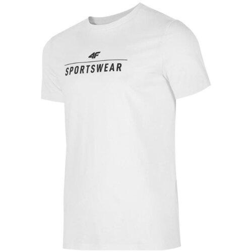 4f Majice s kratkimi rokavi TSM354 Bela Cene