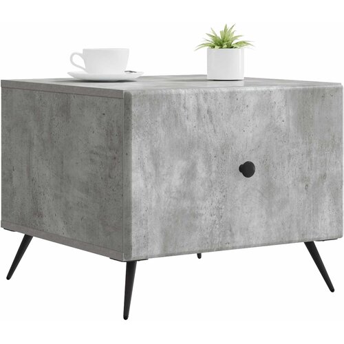  Kava Stol Betonska siva 49 x 50 x 40 cm Konstruirano drvo Slike