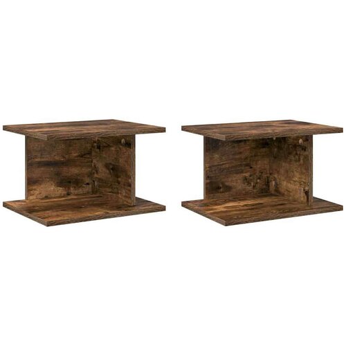  Noćni ormarić 2 pcs Dimljeni hrast 40 x 30 x 25 cm Slike