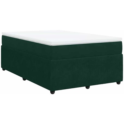 Box spring krevet s madracem tamnozeleni 120x200 cm bar&amp;scaron;unasti Slike