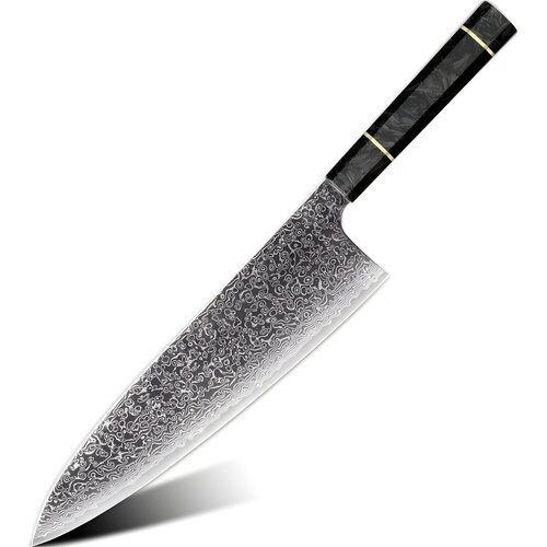  Damaskasti kuhinjski nož TS-37446 - Big Chef / Crna KP37446 Cene