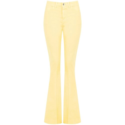 Rinascimento Jeans flare CFC0128117003 Rumena Cene