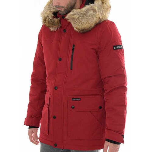 Eastbound muška jakna mns parka with fur EBM782-RED Cene