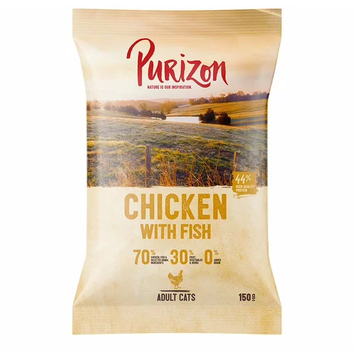 Purizon Adult piščanec & riba - brez žit - 150 g