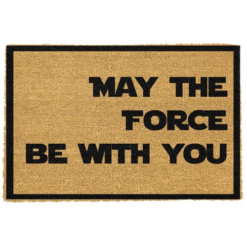 Artsy Doormats otirač ​od prirodnih kokosovih vlakana May The Force Be With You, 40 x 60 cm Slike