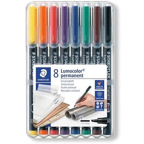 Staedtler marker lumocolor permanent, b, 8/1 v etuiju 314 WP8 Cene