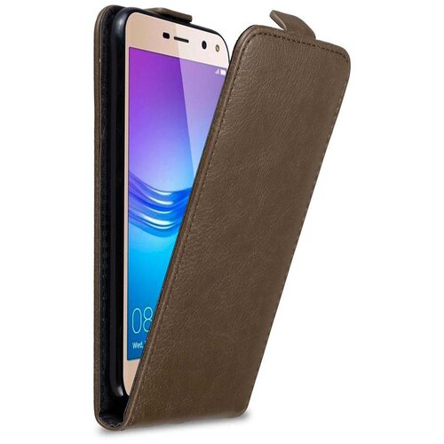 Cadorabo Ohi&scaron;je, združljivo z Huawei Y5 2017 / Y6 2017 v kava rjava - Za&scaron;čitni ovitek v obliki flipa z magnetnim zapiranjem, (20559369) Cene