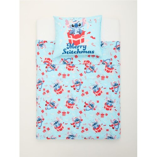 Sinsay Komplet dječje pamučne posteljine s božićnim motivom Stitch Cijene