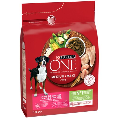 Purina ONE Medium/Maxi Weight Control Sterilised puran - 2,5 kg Cene