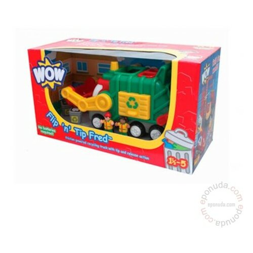 Wow Toys đubretarac Flip 'n' Tip Fred, 6000686 Slike