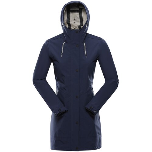 Alpine pro Lady's waterproof coat with PTX membrane PERFETA mood indigo Slike