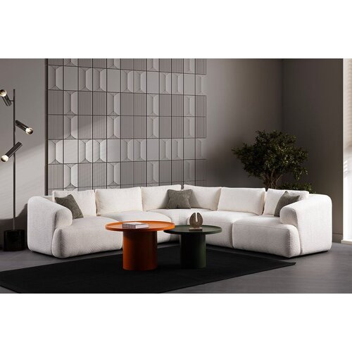 Atelier Del Sofa ugaona garnitura sofia, 300x300x105 cm, bela Cene