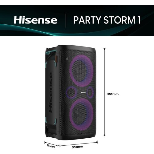 Hisense Karaoke zvočnik PARTY STORM 1, (5000004333) Slike
