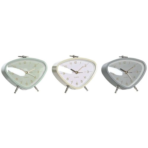 Budilica DKD Home Decor 11 5 x 4 x 10 cm Metal PVC Vintage (3 Dijelovi) Cijene