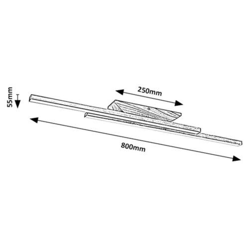 Rabalux plafonjera tamur led 21W bukva (71084) Slike