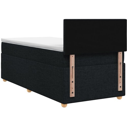  Boxspring krevet s madracem Crna 100 x 200 cm Tkanina Slike