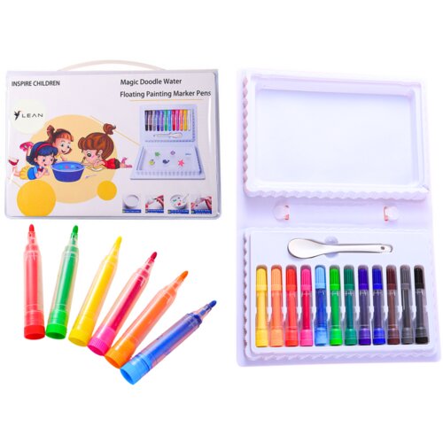  Set of Colored Water Marker Pens, Suitcase, 12 Pieces Slike