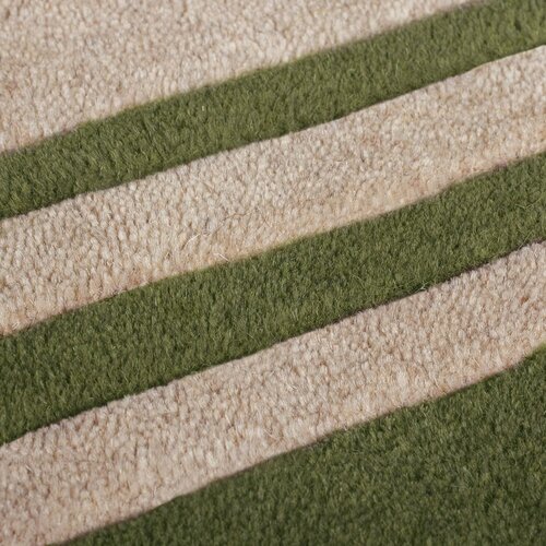 Flair Rugs Zelena/v naravni barvi ročno tkana volnena preproga 120x170 cm Lois Scallop &amp;ndash; Slike