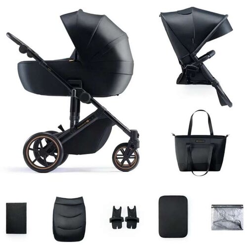 Kinderkraft dječja kolica Prime 2 2u1, Venezian Black Cene