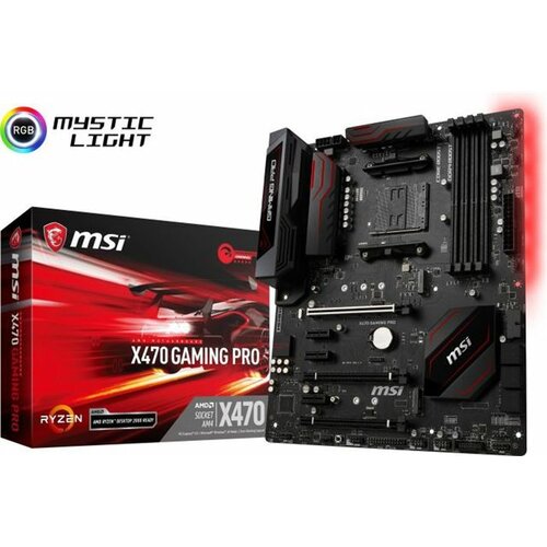 MSI X470 GAMING PRO - PCIe/DDR4/SATA3/GLAN/7.1/USB 3.1 matična ploča Slike