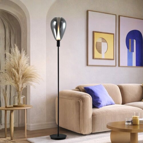  podna lampa denso 1xG9/5W/230V crni hrom Slike