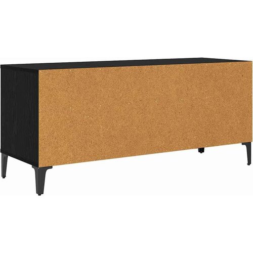  ormar Crni hrast 100 x 34 5 x 44 5 cm Obrađeno drvo i čelik Slike