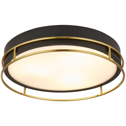 Searchlight Vgradna svetilka Phoenix 3, črna, medenina, matirano steklo, (22100865) Cene