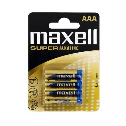 Maxell LR03 Super alkalne baterije 4 komada Slike