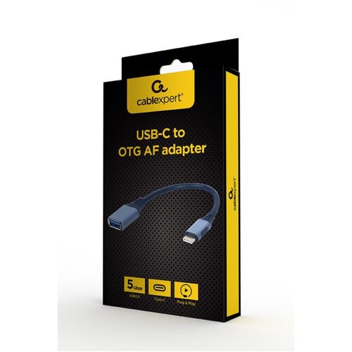  USB 3.0 adapter/kabl GEMBIRD Type-C CM/AF 15cm, A-USB3C-OTGAF-01 Cene