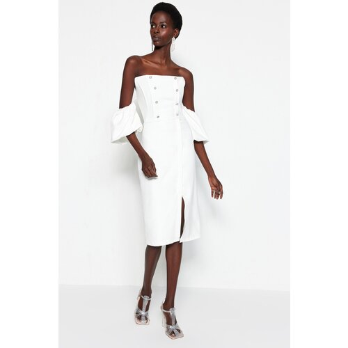 Trendyol dress - Ecru - Bodycon Slike