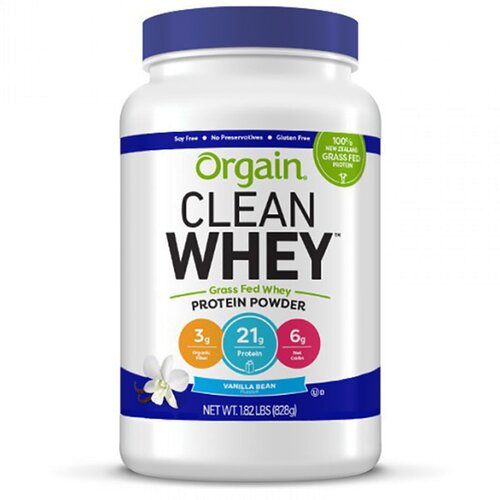 Orgain organic whey protein, ukus vanile, 828g Slike
