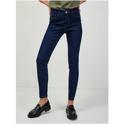 Orsay Dark Blue Push Up Skinny Fit Jeans - Women