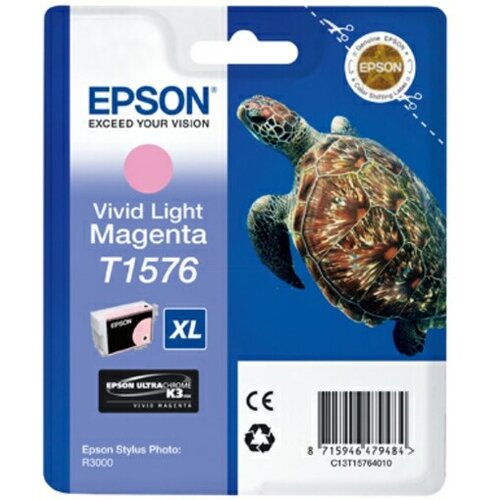 Epson ink cartridge vivid light magenta T 157 T 1576 Slike
