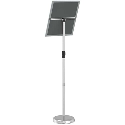  Stalci za sajmove Srebrno 25 x 25 x 125 cm Aluminij Slike