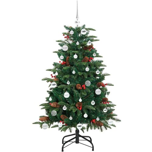 VidaXL Umjetno božićno drvce Zelena 150 cm PVC i Metal i Plastika Slike