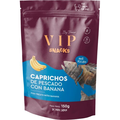 TRAMP VIP Snack Riba z banano pribolj&scaron;ki za pse, 150 g, (5000233704) Cene