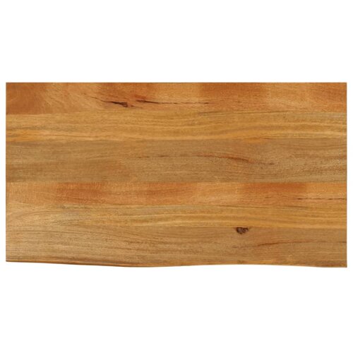 VidaXL Mizna plo&amp;scaron;ča z naravnim robom 110x60x2,5 cm trden mangov les Slike