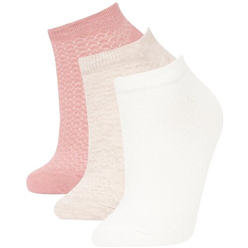 Defacto Women's 3-Piece Cotton Booties Socks Slike