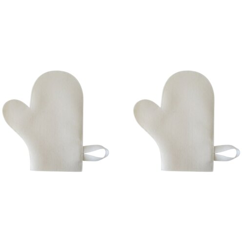 INF 2 rokavici za savno iz filca white, (21541331) Slike