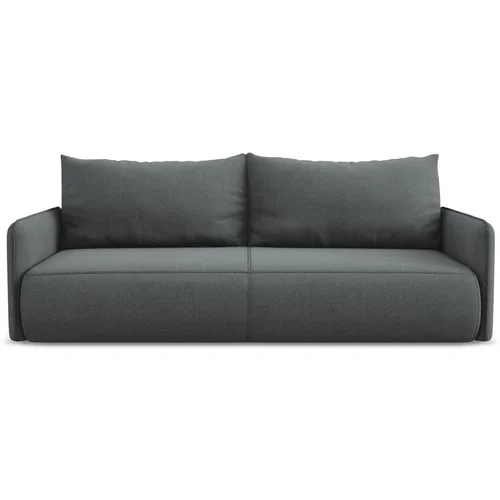 Makamii Siva sklopiva/s prostorom za odlaganje sofa 216 cm Nanea –