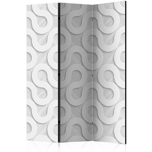  Paravan u 3 dijela - Grey Spirals [Room Dividers] 135x172 Slike