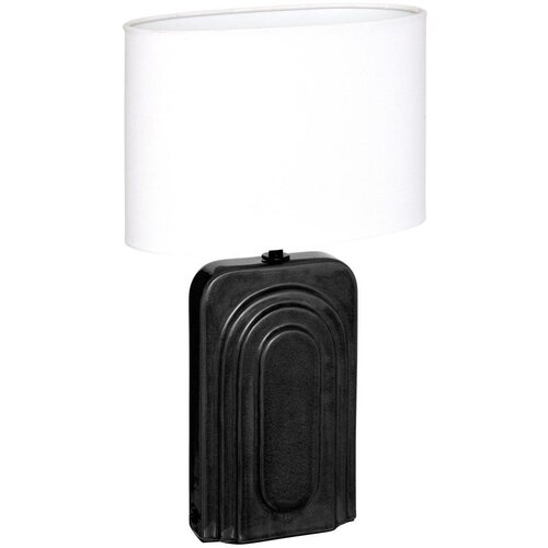 Atmosphera Stona lampa MONIA 1xE14/60W/230V crna/bela Slike