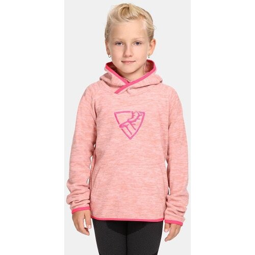 Kilpi Children&amp;#039;s fleece hoodie FLOND-JG Pink Slike